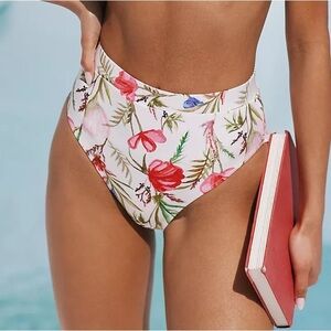 PatBO Viera High Leg Bikini Bottoms Size XS NWT